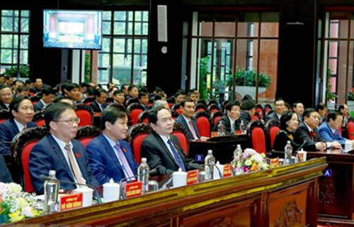 Các đại biểu tham dự Bế mạc Đại hội đại biểu Đảng bộ Khối các cơ quan Trung ương nhiệm kỳ 2020 -2025